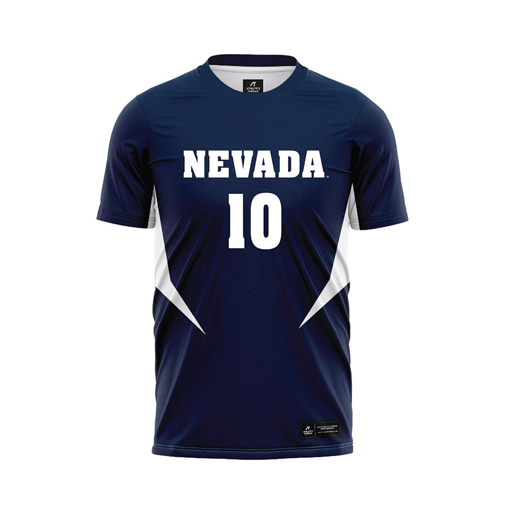 Nevada - NCAA Women's Soccer : Gianna Hall - Navy Soccer Jersey