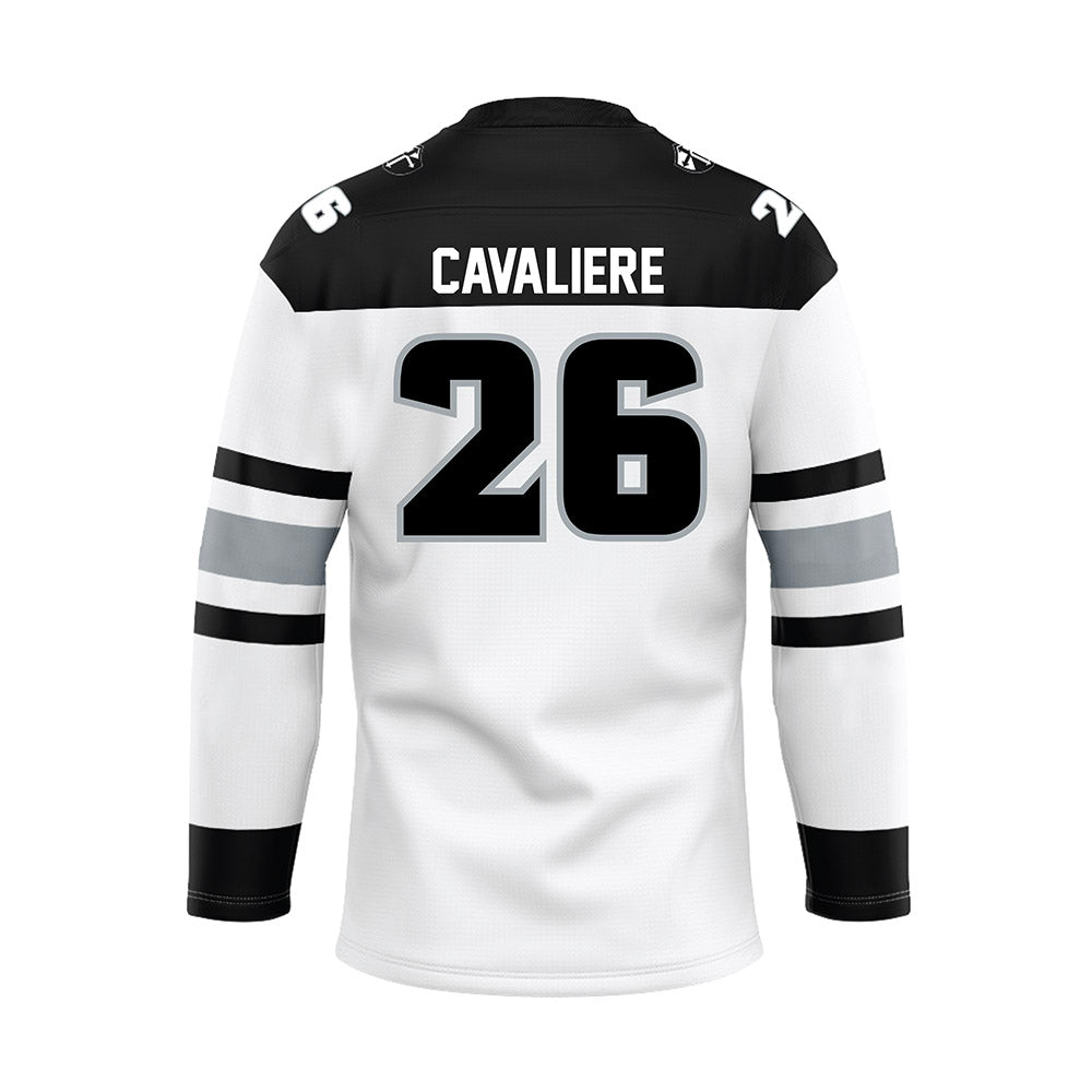 Providence - NCAA Women's Ice Hockey : Cristina Cavaliere - White Hockey Jersey-1
