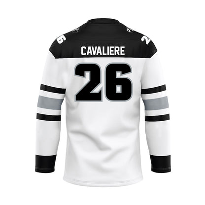 Providence - NCAA Women's Ice Hockey : Cristina Cavaliere - White Hockey Jersey-1