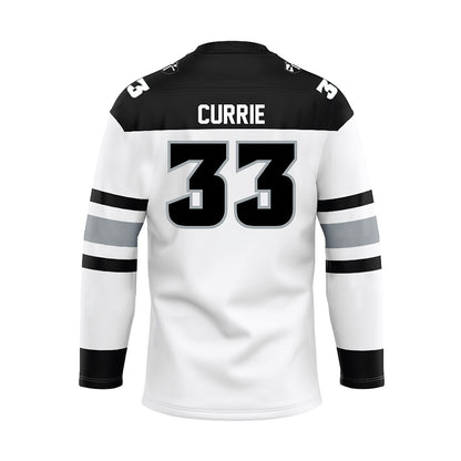 Providence - NCAA Women's Ice Hockey : Taya Currie - White Hockey Jersey-1