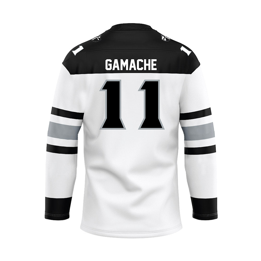 Providence - NCAA Men's Ice Hockey : Graham Gamache - White Hockey Jersey