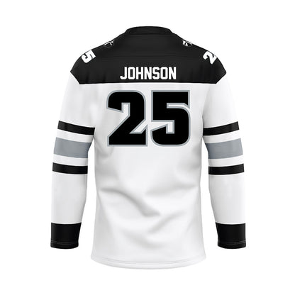 Providence - NCAA Women's Ice Hockey : Hannah Johnson - White Hockey Jersey