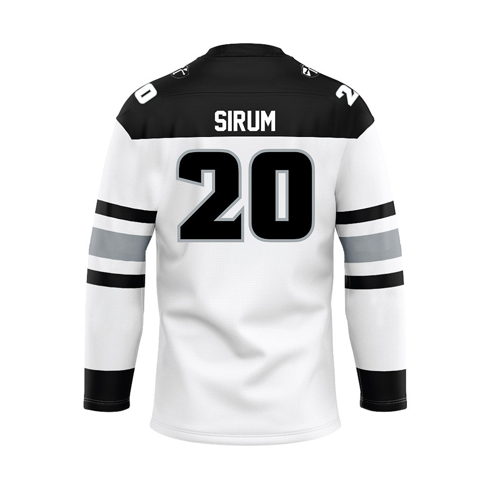 Providence - NCAA Women's Ice Hockey : Millie Rose Sirum - White Hockey Jersey-1