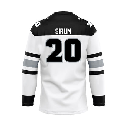 Providence - NCAA Women's Ice Hockey : Millie Rose Sirum - White Hockey Jersey-1