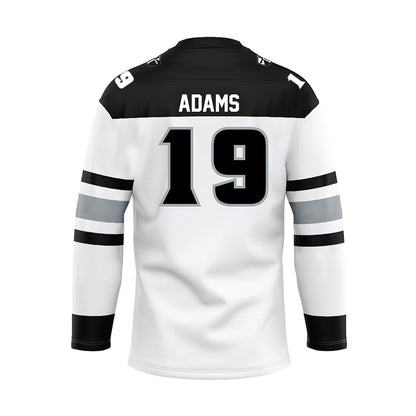 Providence - NCAA Men's Ice Hockey : Tanner Adams - White Hockey Jersey