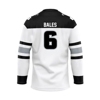 Providence - NCAA Men's Ice Hockey : Alexander Bales - White Hockey Jersey