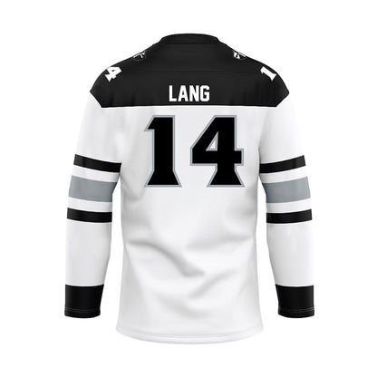Providence - NCAA Women's Ice Hockey : Josie Lang - White Hockey Jersey-1