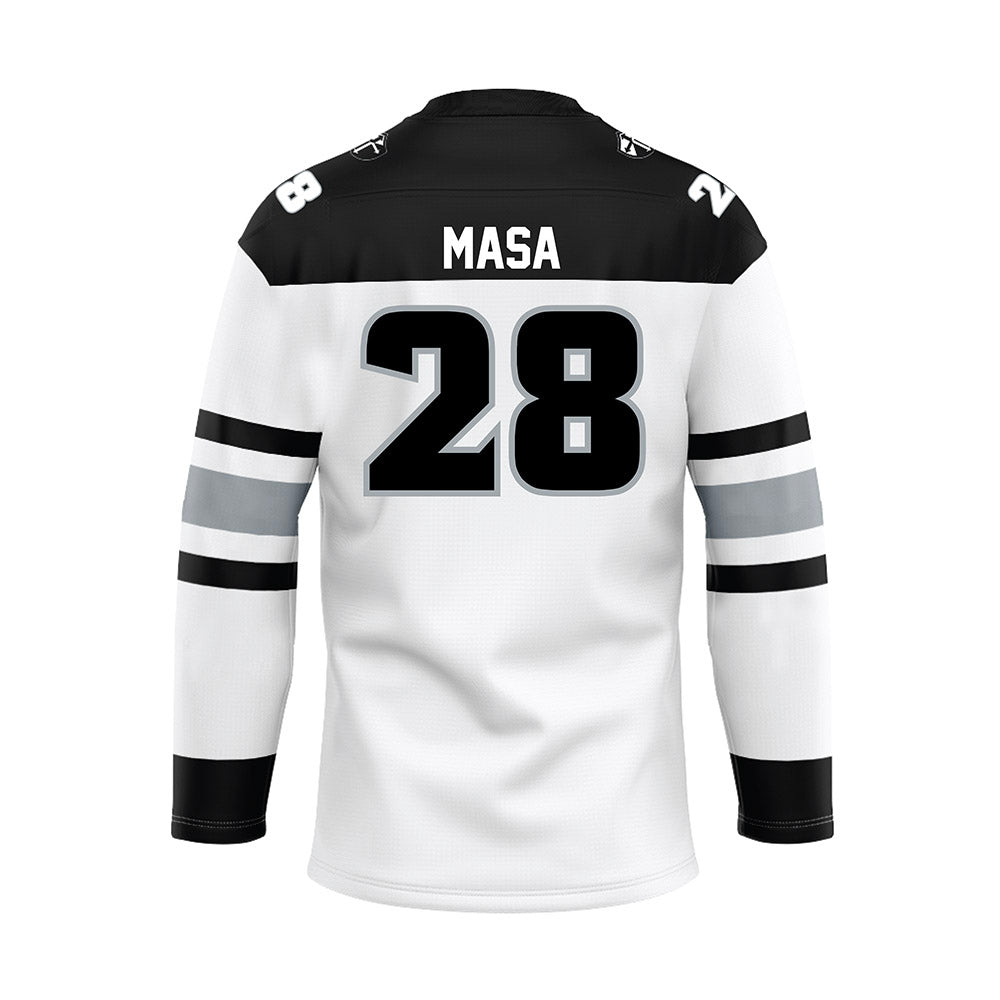 Providence - NCAA Men's Ice Hockey : Martin Masa - White Hockey Jersey-1