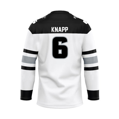 Providence - NCAA Women's Ice Hockey : Audrey Knapp - White Hockey Jersey-1