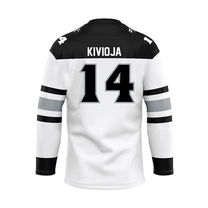 Providence - NCAA Men's Ice Hockey : Aleksi Kivioja - White Hockey Jersey