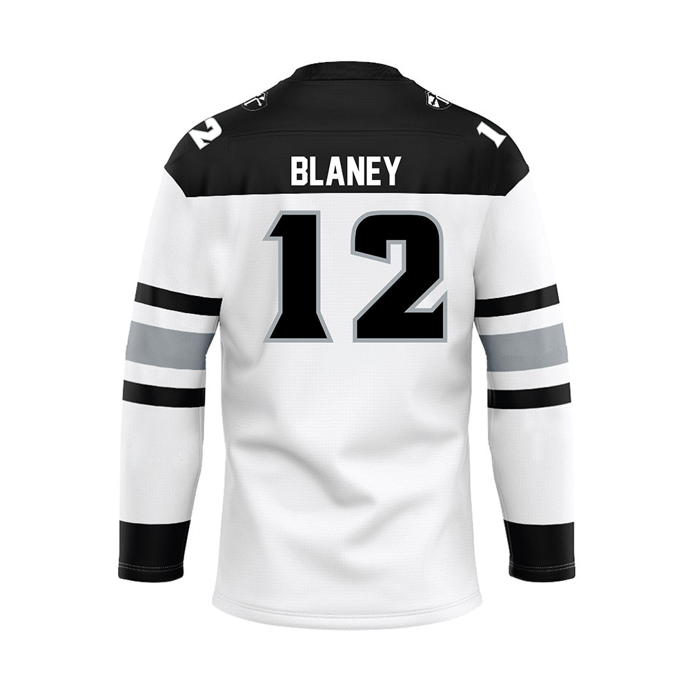 Providence - NCAA Women's Ice Hockey : Peyton Blaney - White Hockey Jersey-1