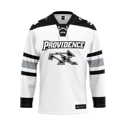 Providence - NCAA Women's Ice Hockey : Cali Cerruti - White Hockey Jersey-0