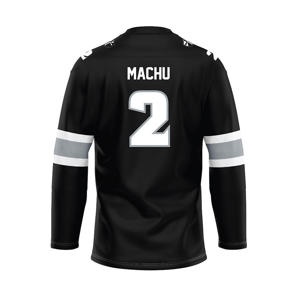 Providence - NCAA Men's Ice Hockey : Tomas Machu - Black Hockey Jersey