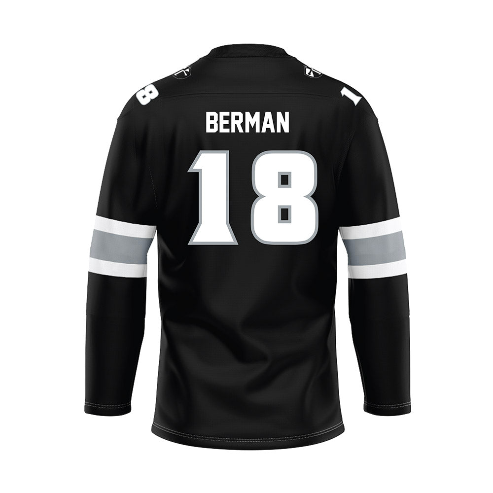 Providence - NCAA Women's Ice Hockey : Dylan Berman - Black Hockey Jersey-1