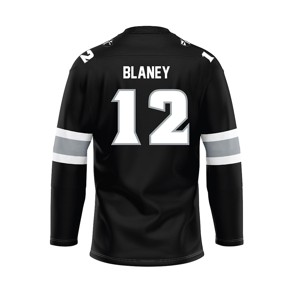 Providence - NCAA Women's Ice Hockey : Peyton Blaney - Black Hockey Jersey-1