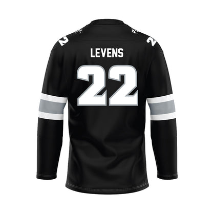 Providence - NCAA Men's Ice Hockey : Clint Levens - Black Hockey Jersey
