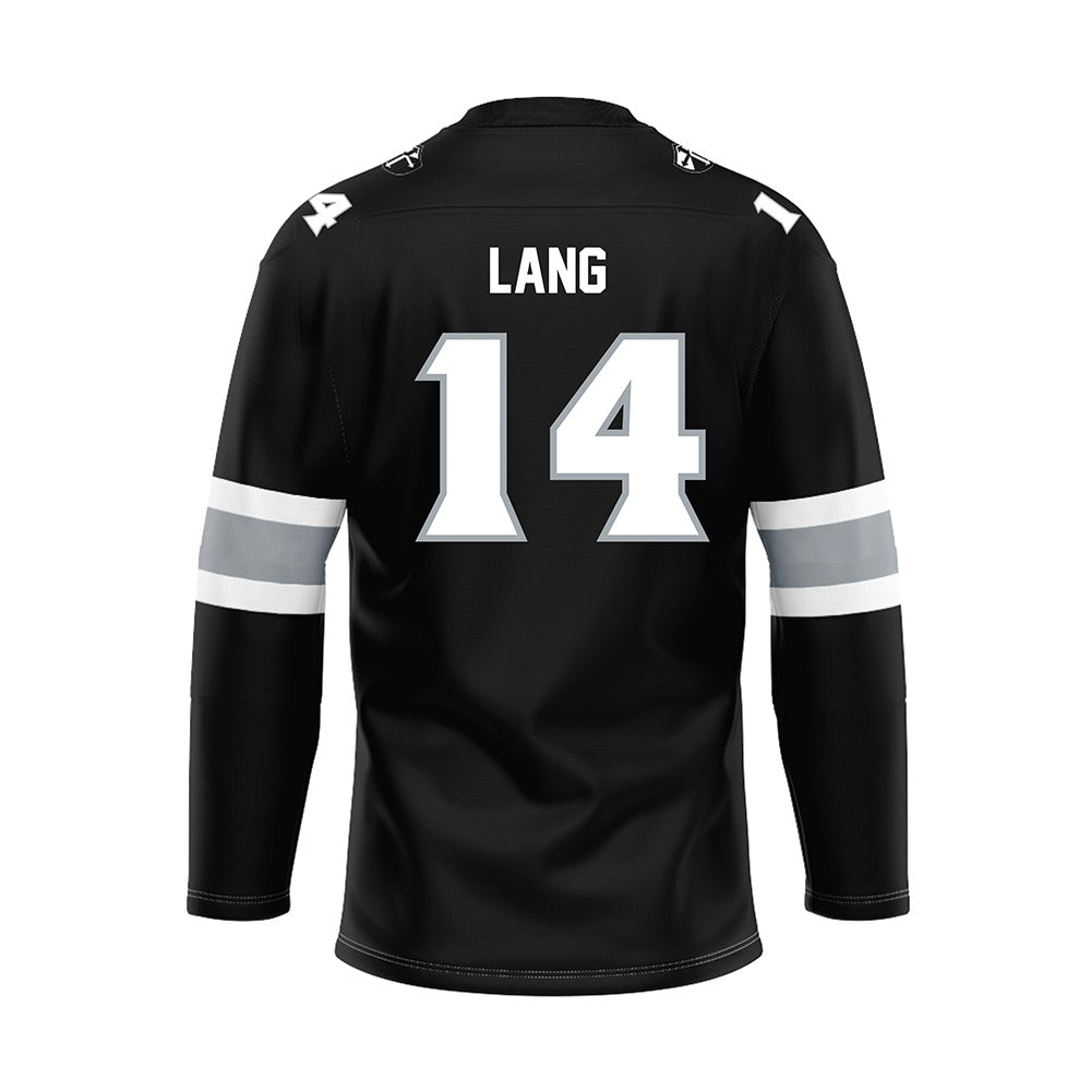 Providence - NCAA Women's Ice Hockey : Josie Lang - Black Hockey Jersey-1