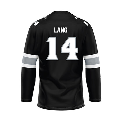 Providence - NCAA Women's Ice Hockey : Josie Lang - Black Hockey Jersey-1