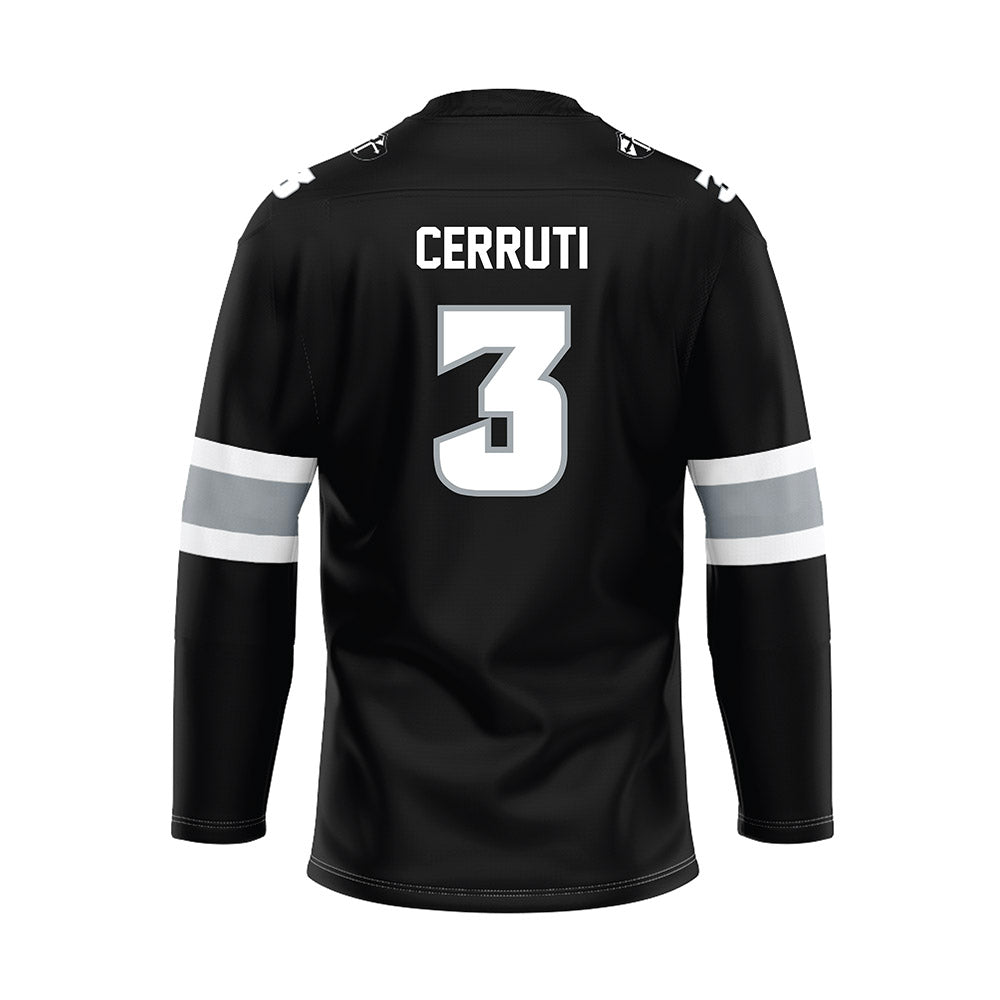 Providence - NCAA Women's Ice Hockey : Cali Cerruti - Black Hockey Jersey-1