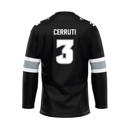 Providence - NCAA Women's Ice Hockey : Cali Cerruti - Black Hockey Jersey-1