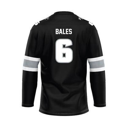 Providence - NCAA Men's Ice Hockey : Alexander Bales - Black Hockey Jersey