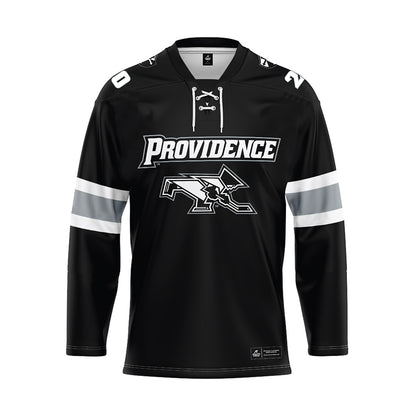 Providence - NCAA Women's Ice Hockey : Millie Rose Sirum - Black Hockey Jersey-0