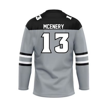 Providence - NCAA Men's Ice Hockey : Geno McEnery - Grey Hockey Jersey