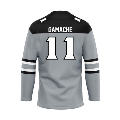 Providence - NCAA Men's Ice Hockey : Graham Gamache - Grey Hockey Jersey