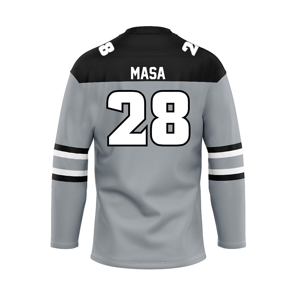 Providence - NCAA Men's Ice Hockey : Martin Masa - Grey Hockey Jersey-1