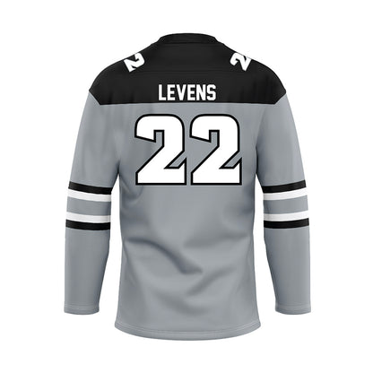 Providence - NCAA Men's Ice Hockey : Clint Levens - Grey Hockey Jersey