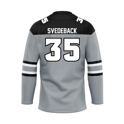 Providence - NCAA Men's Ice Hockey : Philip Svedeback - Grey Hockey Jersey