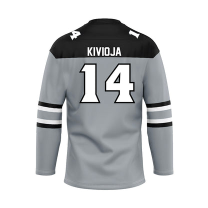 Providence - NCAA Men's Ice Hockey : Aleksi Kivioja - Grey Hockey Jersey