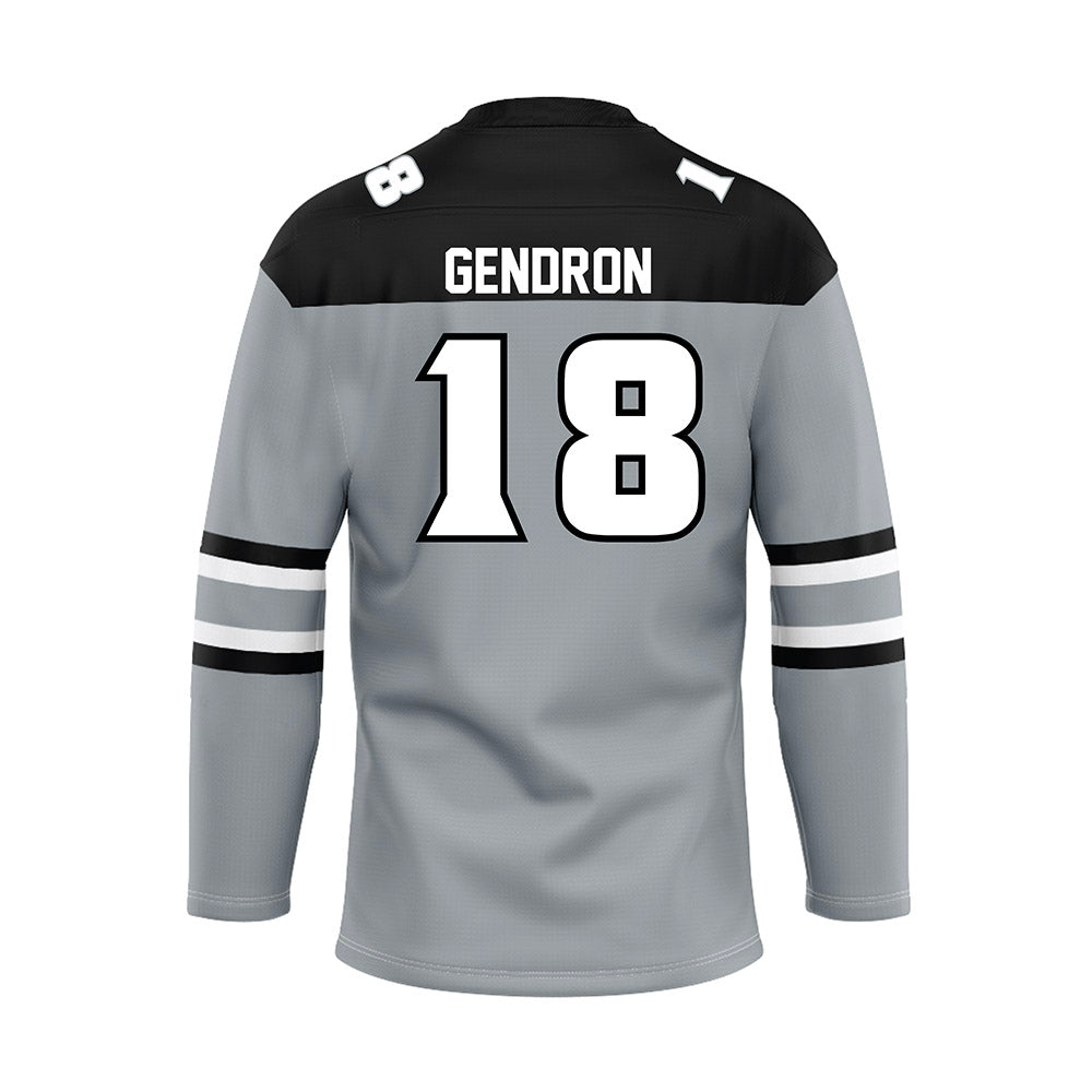 Providence - NCAA Men's Ice Hockey : Cam Gendron - Grey Hockey Jersey