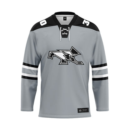Providence - NCAA Men's Ice Hockey : John Parsons - Grey Hockey Jersey-0