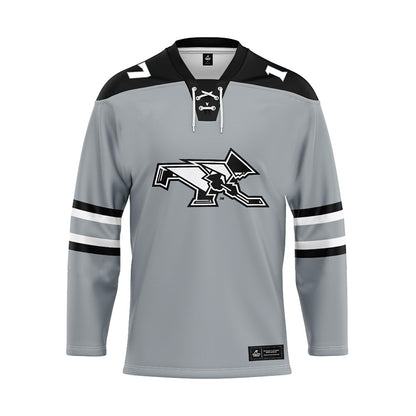 Providence - NCAA Men's Ice Hockey : Beau Jelsma - Grey Hockey Jersey-0
