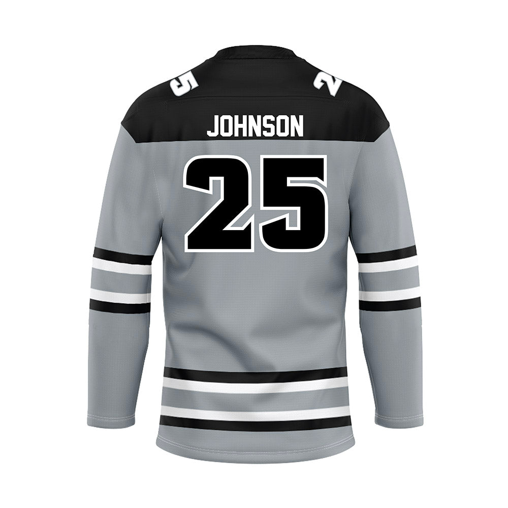 Providence - NCAA Women's Ice Hockey : Hannah Johnson - Grey Hockey Jersey