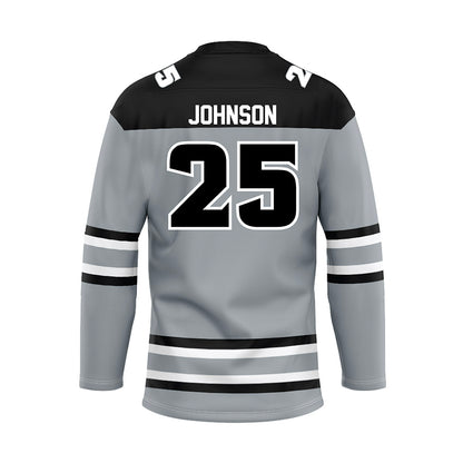 Providence - NCAA Women's Ice Hockey : Hannah Johnson - Grey Hockey Jersey