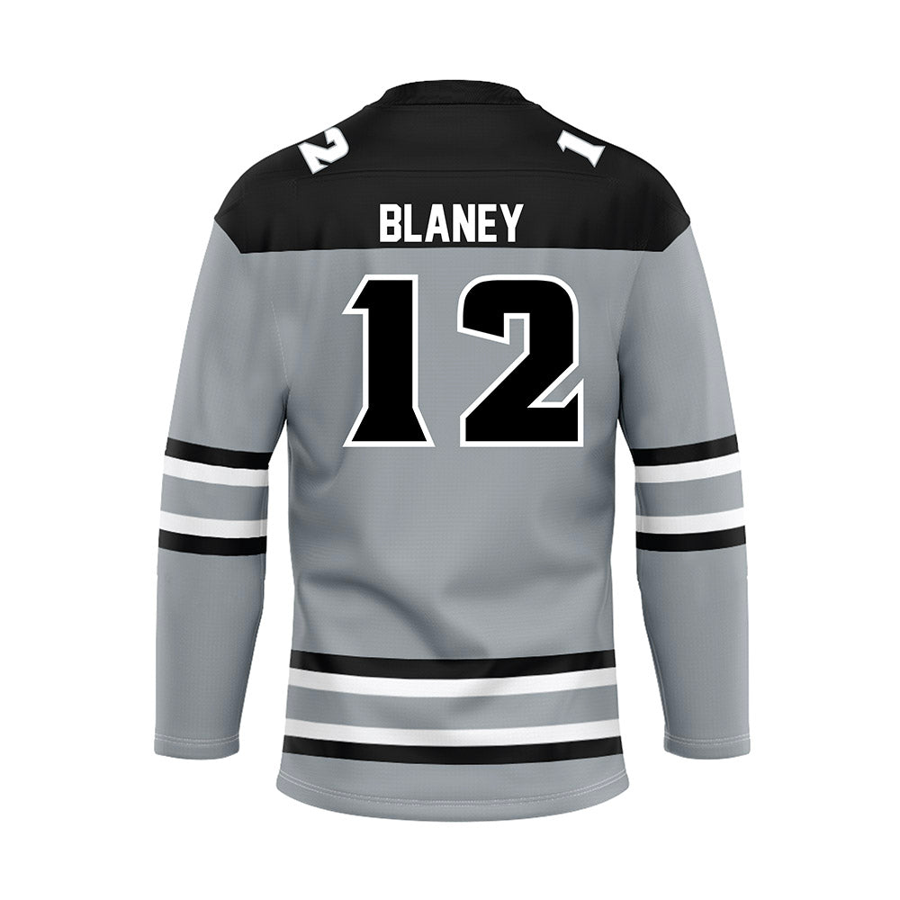 Providence - NCAA Women's Ice Hockey : Peyton Blaney - Grey Hockey Jersey-1