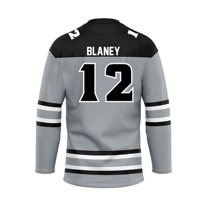 Providence - NCAA Women's Ice Hockey : Peyton Blaney - Grey Hockey Jersey-1