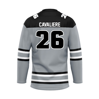 Providence - NCAA Women's Ice Hockey : Cristina Cavaliere - Grey Hockey Jersey-1