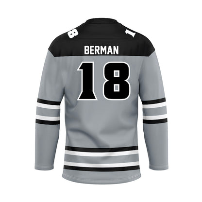 Providence - NCAA Women's Ice Hockey : Dylan Berman - Grey Hockey Jersey-1