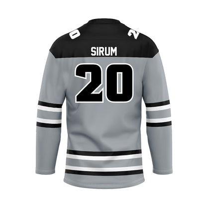 Providence - NCAA Women's Ice Hockey : Millie Rose Sirum - Grey Hockey Jersey-1