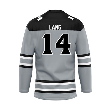 Providence - NCAA Women's Ice Hockey : Josie Lang - Grey Hockey Jersey-1