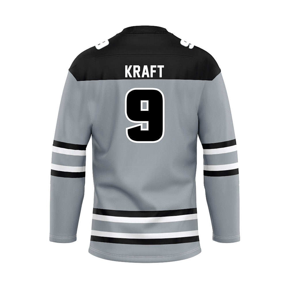 Providence - NCAA Women's Ice Hockey : Kiara Kraft - Grey Hockey Jersey-1