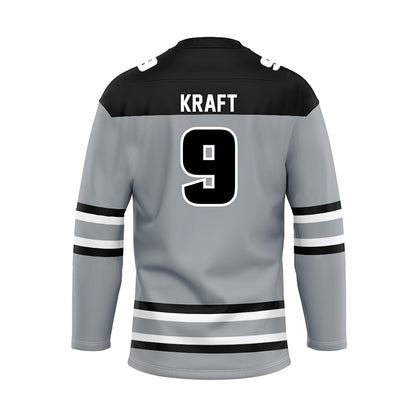 Providence - NCAA Women's Ice Hockey : Kiara Kraft - Grey Hockey Jersey-1