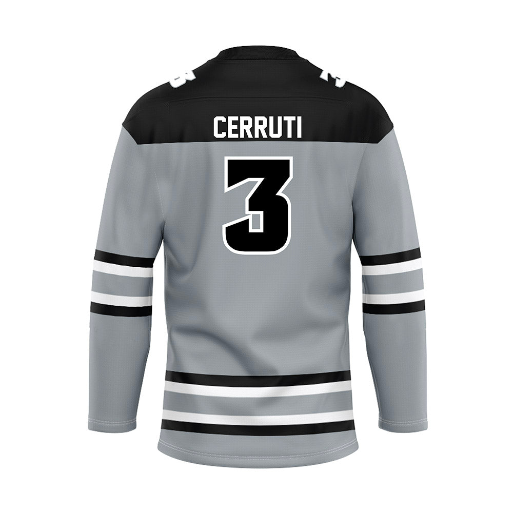 Providence - NCAA Women's Ice Hockey : Cali Cerruti - Grey Hockey Jersey-1