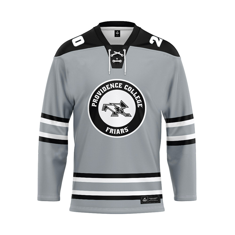 Providence - NCAA Women's Ice Hockey : Millie Rose Sirum - Grey Hockey Jersey-0