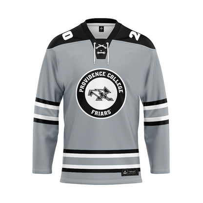 Providence - NCAA Women's Ice Hockey : Millie Rose Sirum - Grey Hockey Jersey-0
