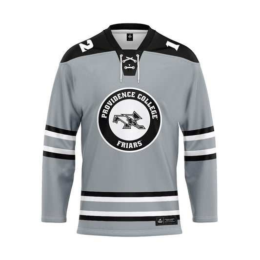 Providence - NCAA Women's Ice Hockey : Peyton Blaney - Grey Hockey Jersey-0