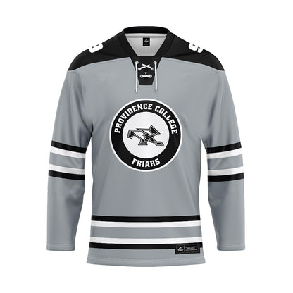 Providence - NCAA Women's Ice Hockey : Kiara Kraft - Grey Hockey Jersey-0